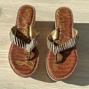 Sam Edelman 8 1/2 wedge sandals